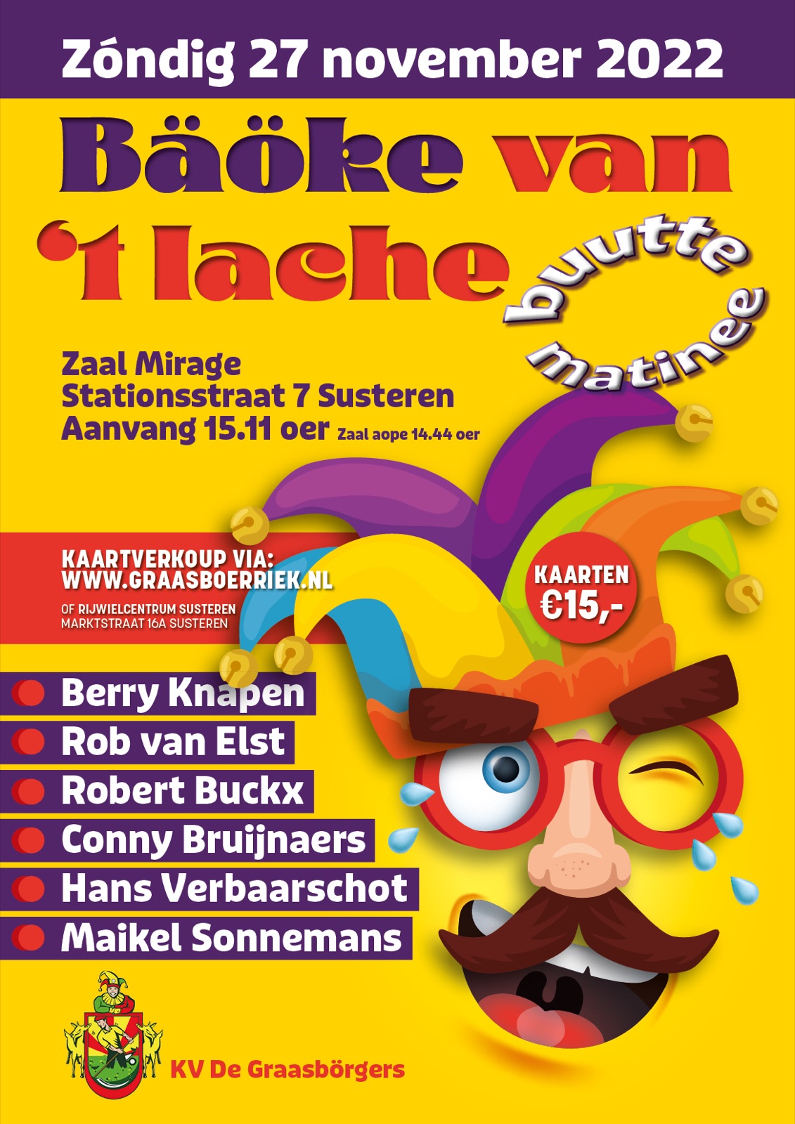 Buuttematinee: Bäöke van 't lache
