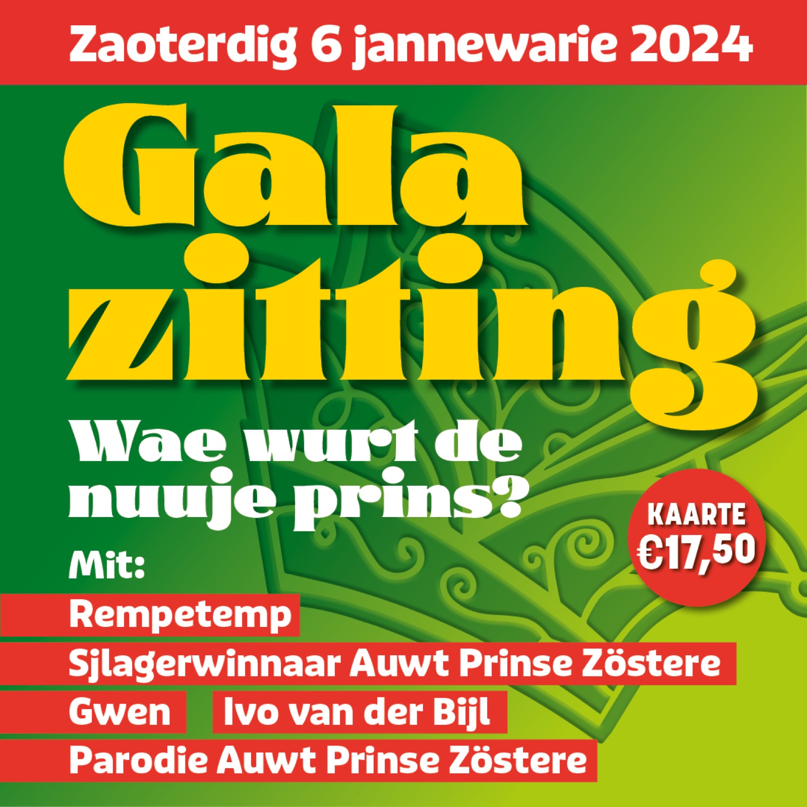 Sjtart kaartverkoup galazitting 2024 mit genummerde plaatse
